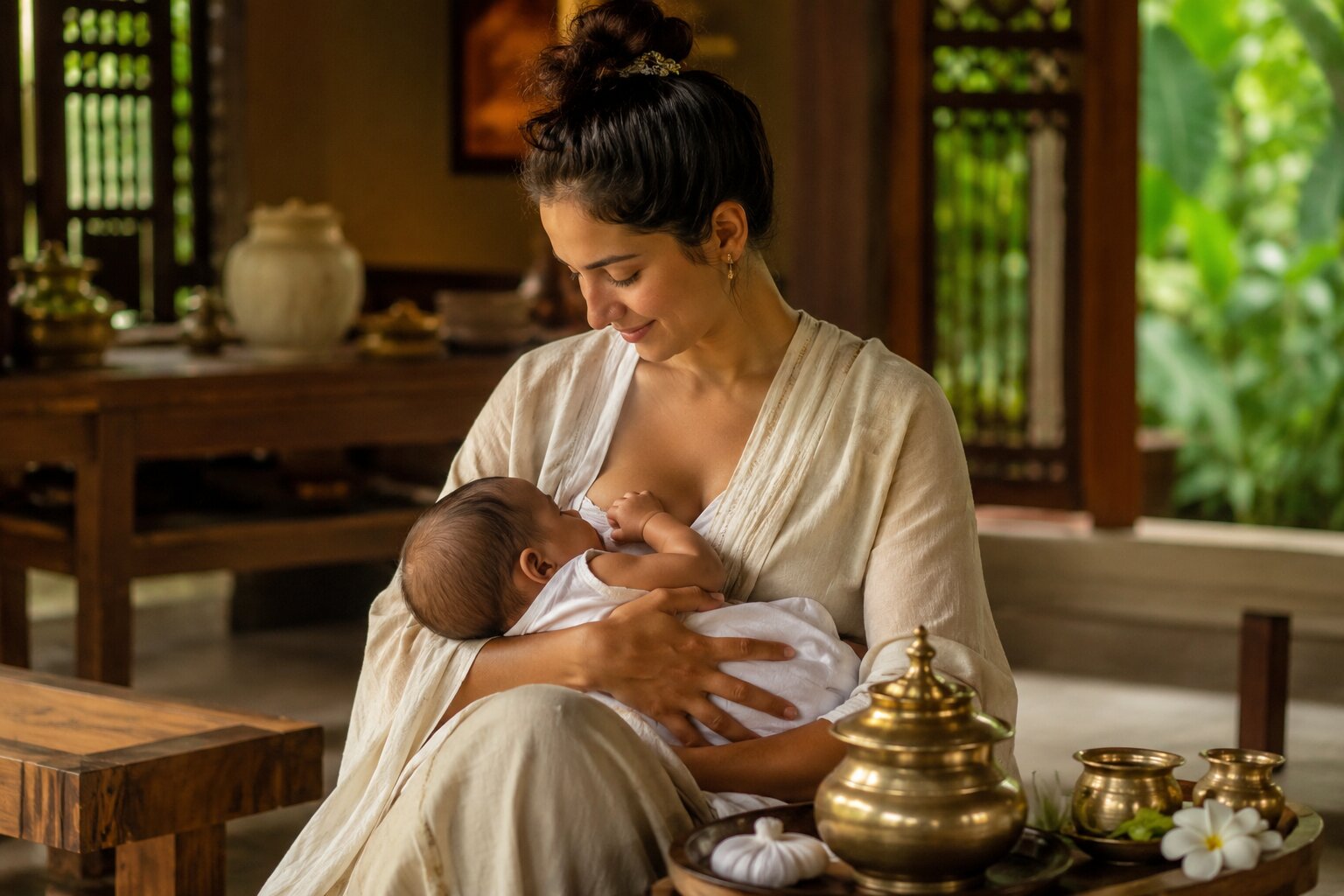 Ayurvedic Maternity Outlook on Postpartum Period